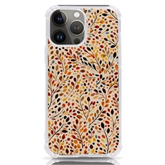 Autumn Leaves Pattern Iphone 13 Pro Max Tpu Uv Print Case