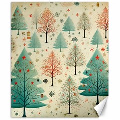 Christmas Tree Canvas 8  X 10  by pakminggu