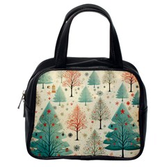 Christmas Tree Classic Handbag (one Side) by pakminggu