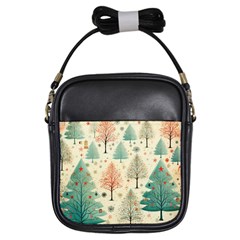 Christmas Tree Girls Sling Bag by pakminggu