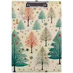 Christmas Tree A4 Acrylic Clipboard Front