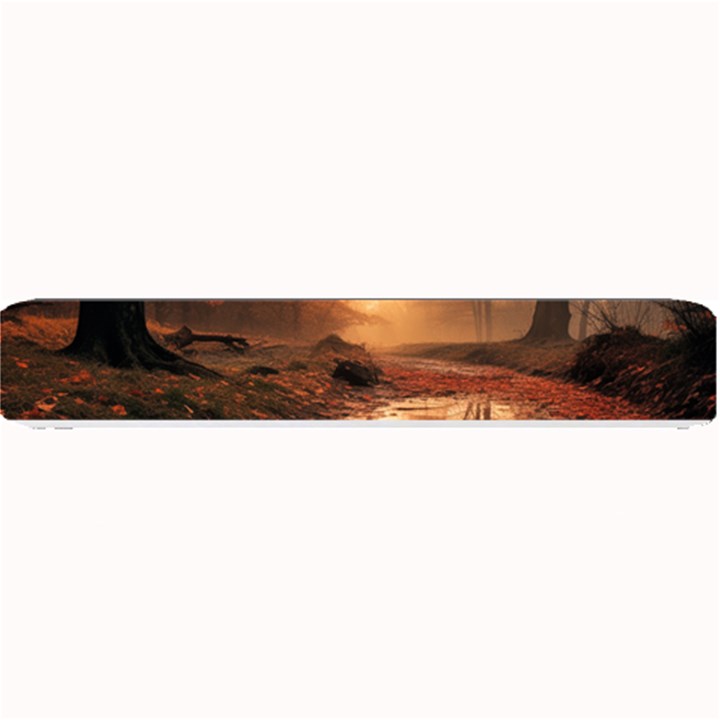 Trees Sunset Mist Small Bar Mat