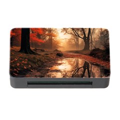 Trees Sunset Mist Memory Card Reader With Cf