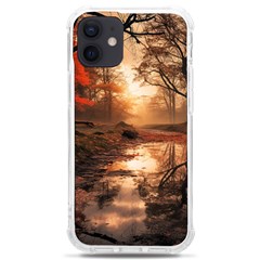 Trees Sunset Mist Iphone 12 Mini Tpu Uv Print Case	 by pakminggu