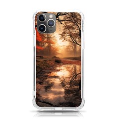 Trees Sunset Mist Iphone 11 Pro 5 8 Inch Tpu Uv Print Case by pakminggu