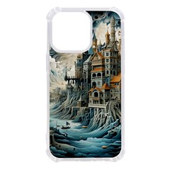 Castle Storm Sea Iphone 13 Pro Tpu Uv Print Case