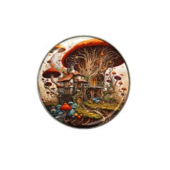 House Mushrooms Hat Clip Ball Marker by pakminggu