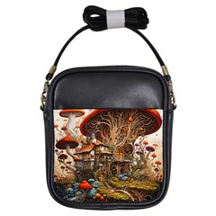 House Mushrooms Girls Sling Bag by pakminggu