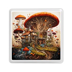 House Mushrooms Memory Card Reader (square) by pakminggu