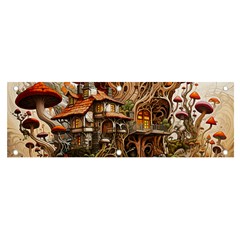 House Mushrooms Banner And Sign 6  X 2  by pakminggu