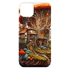 House Mushrooms Iphone 14 Plus Black Uv Print Case