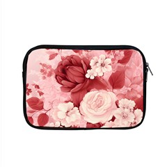 Red Pink Flower Petal Leaves Apple Macbook Pro 15  Zipper Case by pakminggu