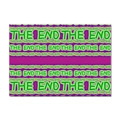 The End Pattern Sticker A4 (10 Pack) by pakminggu