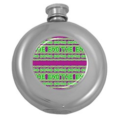 The End Pattern Round Hip Flask (5 Oz) by pakminggu