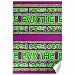 The End Pattern Canvas 20  X 30 