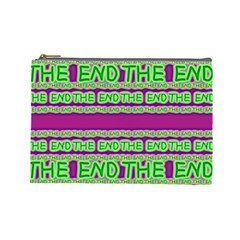 The End Pattern Cosmetic Bag (large)