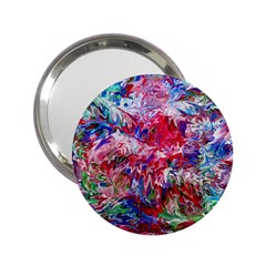 Flow Iv 2 25  Handbag Mirrors by kaleidomarblingart