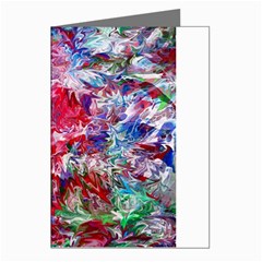 Flow Iv Greeting Cards (pkg Of 8) by kaleidomarblingart