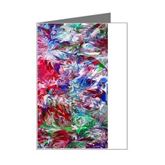 Flow Iv Mini Greeting Card by kaleidomarblingart