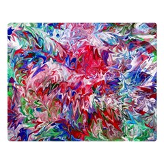 Flow Iv Premium Plush Fleece Blanket (large) by kaleidomarblingart