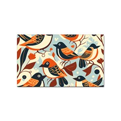 Vintage Birds Pattern Sticker Rectangular (10 Pack) by Valentinaart