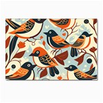 Vintage Birds pattern Postcard 4 x 6  (Pkg of 10) Front