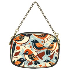 Vintage Birds Pattern Chain Purse (two Sides) by Valentinaart