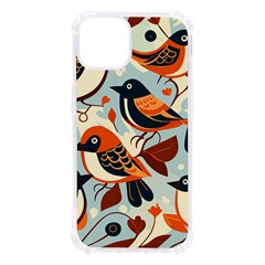 Vintage Birds Pattern Iphone 13 Tpu Uv Print Case by Valentinaart