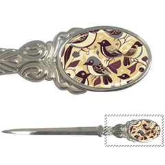 Vintage Birds Pattern Letter Opener by Valentinaart