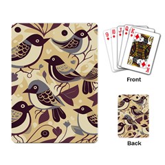 Vintage Birds Pattern Playing Cards Single Design (rectangle) by Valentinaart