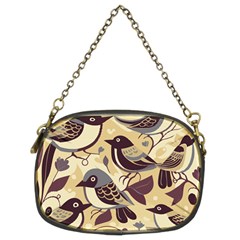 Vintage Birds Pattern Chain Purse (two Sides) by Valentinaart