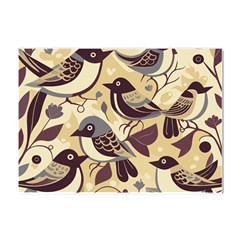 Vintage Birds Pattern Crystal Sticker (a4) by Valentinaart