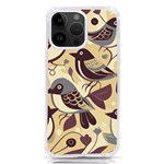 Vintage Birds pattern iPhone 14 Pro Max TPU UV Print Case Front