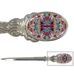 Blended Arabesque Letter Opener by kaleidomarblingart