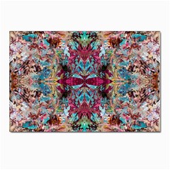 Blended Arabesque Postcards 5  X 7  (pkg Of 10) by kaleidomarblingart