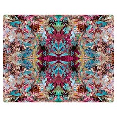 Blended Arabesque Two Sides Premium Plush Fleece Blanket (medium) by kaleidomarblingart