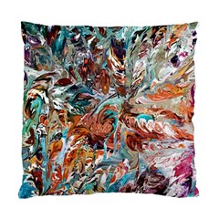 Pour Blend  Standard Cushion Case (one Side) by kaleidomarblingart