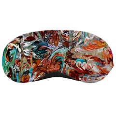 Pour Blend  Sleep Mask by kaleidomarblingart