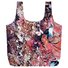 Pour Skin  Full Print Recycle Bag (xxl) by kaleidomarblingart