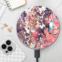 Pour Skin  Wireless Fast Charger(white) by kaleidomarblingart