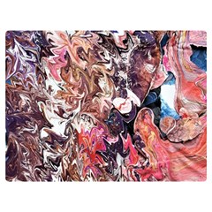 Pour Skin  Two Sides Premium Plush Fleece Blanket (extra Small) by kaleidomarblingart