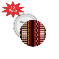 Textile Pattern Abstract Fabric 1 75  Buttons (10 Pack)