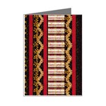 Textile Pattern Abstract Fabric Mini Greeting Cards (Pkg of 8) Right