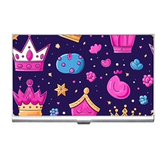 Pattern Royal Crowns Business Card Holder by pakminggu