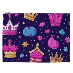 Pattern Royal Crowns Cosmetic Bag (xxl) by pakminggu