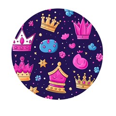 Pattern Royal Crowns Mini Round Pill Box (pack Of 3) by pakminggu