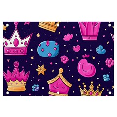 Pattern Royal Crowns Banner And Sign 6  X 4  by pakminggu