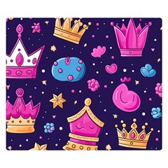 Pattern Royal Crowns Premium Plush Fleece Blanket (small) by pakminggu