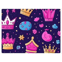 Pattern Royal Crowns Premium Plush Fleece Blanket (extra Small) by pakminggu