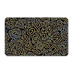 Pattern Abstract Runes Graphic Magnet (rectangular) by pakminggu